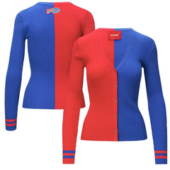 Buffalo Bills STAUD Women's Cargo Sweater Red/Royal