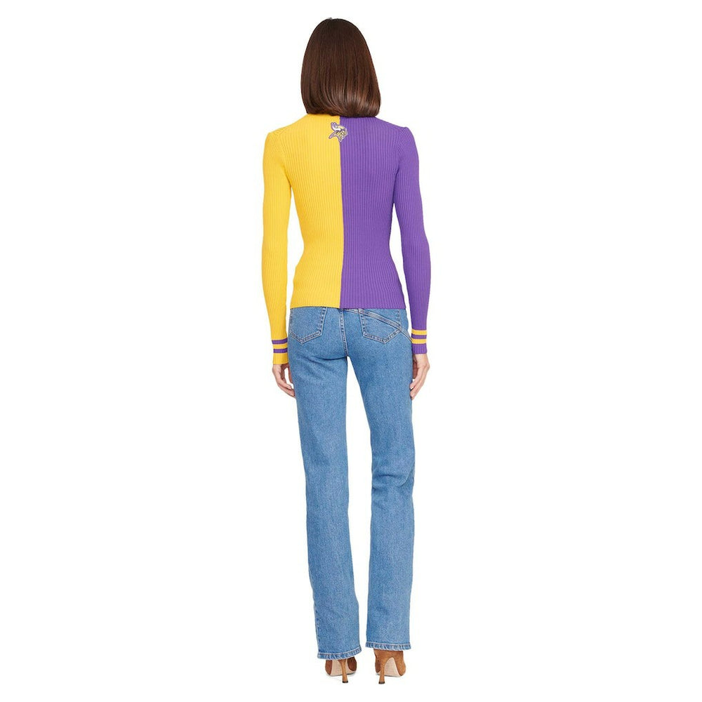 Minnesota Vikings STAUD Women's Cargo Sweater Purple/Gold