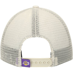 Los Angeles Lakers Rough Edge Logo Trucker 9TWENTY Adjustable Hat Cream | New Era Lifestyle