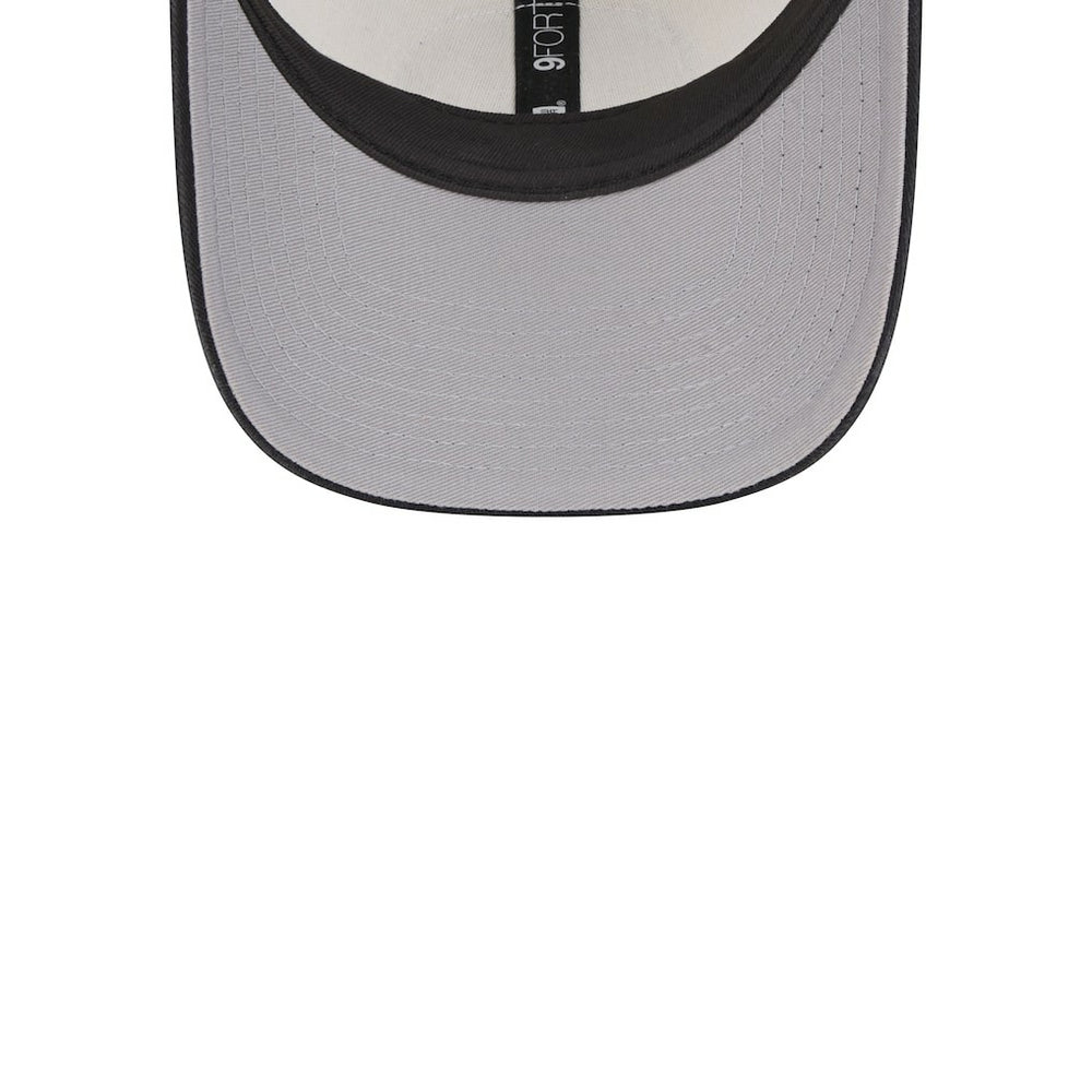 Chicago Bulls Throwback Patch Trucker 9FORTY Adjustable Hat Khaki/Black | New Era discount