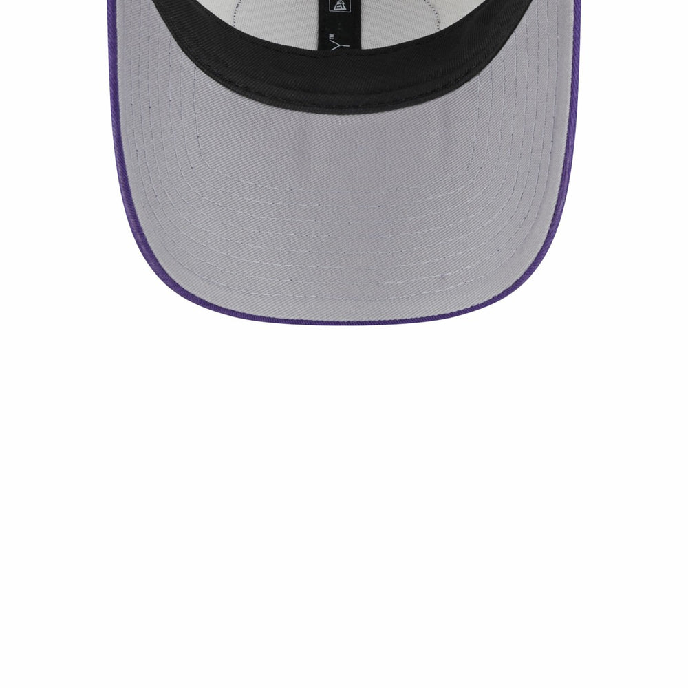 Phoenix Suns Throwback Patch Trucker 9FORTY Adjustable Hat Khaki/Purple | New Era discount