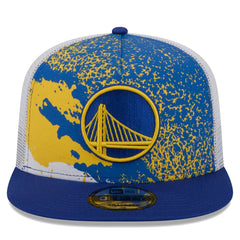 Golden State Warriors Court Sport Speckle 9FIFTY Snapback Hat for sale Royal | New Era Near Me