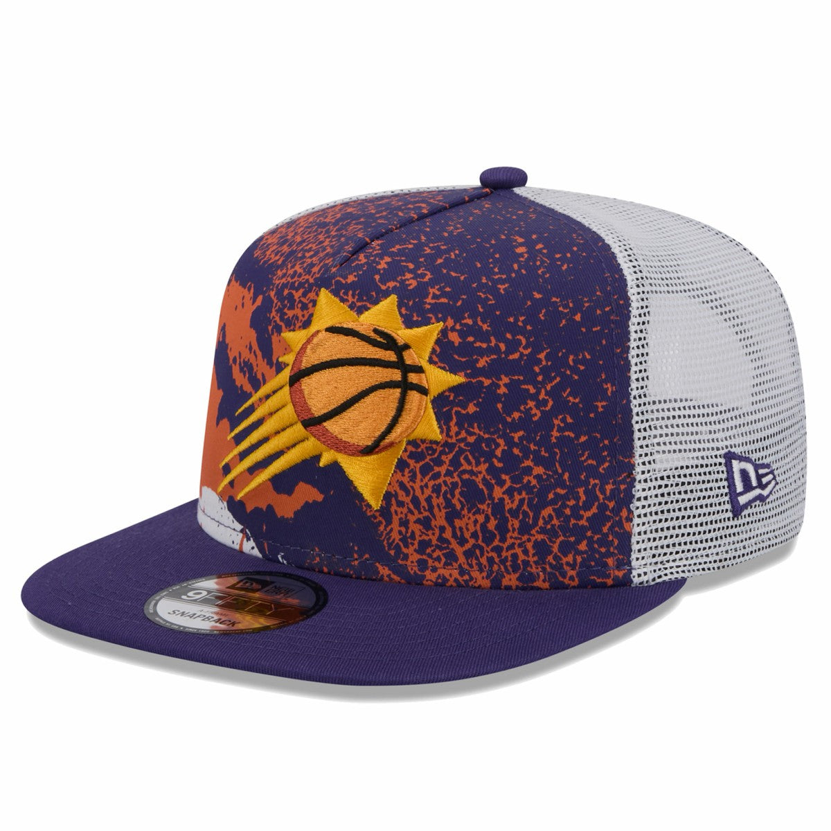 Phoenix Suns Court Sport Speckle 9FIFTY Snapback Hat Purple | New Era