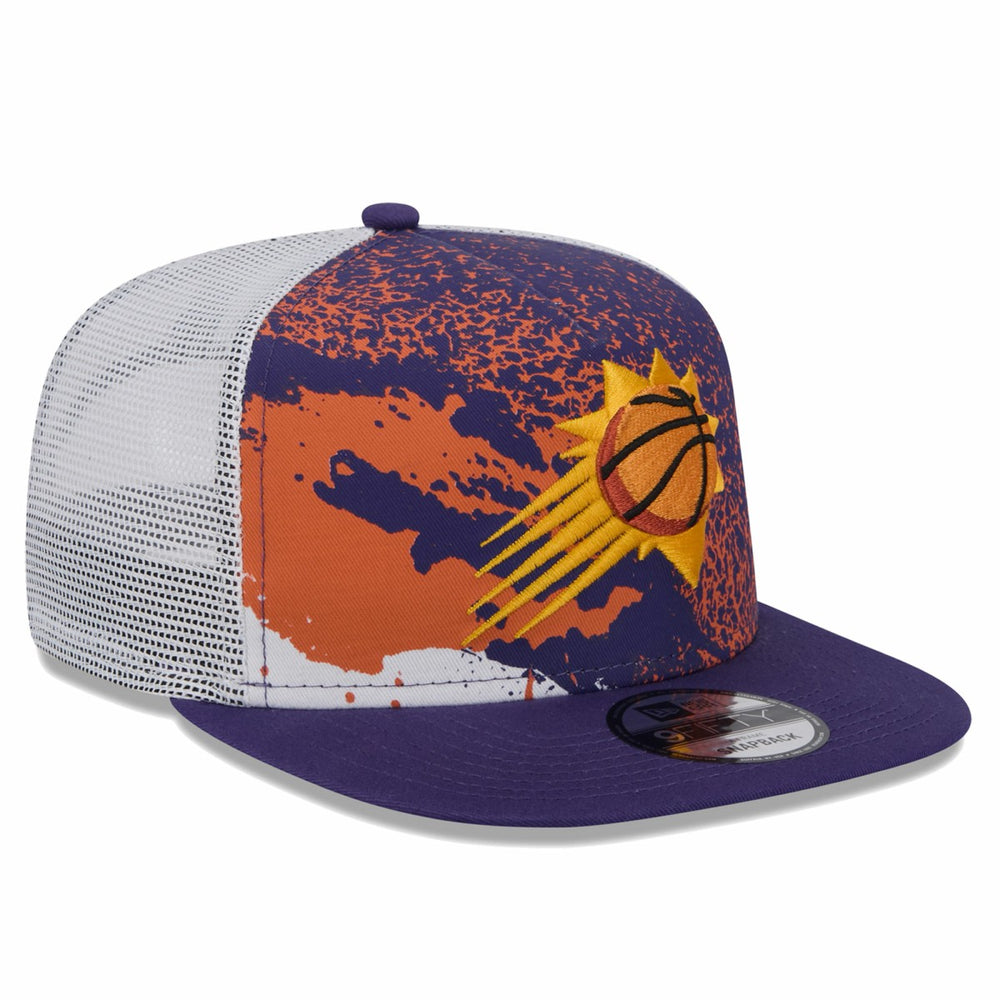 Phoenix Suns Court Sport Speckle 9FIFTY Snapback Hat Purple | New Era