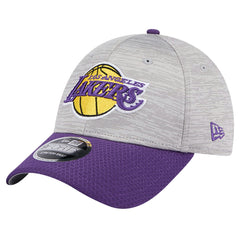 Los Angeles Lakers Active Digi-Tech Two-Tone 9FORTY Adjustable Hat Heather Gray/Purple | New Era Lifestyle