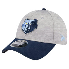 Memphis Grizzlies Active Digi-Tech Two-Tone 9FORTY Adjustable Hat Heather Gray/Navy | New Era for sale