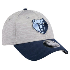 Memphis Grizzlies Active Digi-Tech Two-Tone 9FORTY Adjustable Hat Heather Gray/Navy | New Era for sale