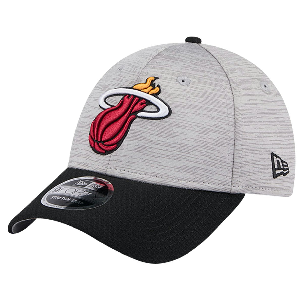 Miami Heat Active Digi-Tech Two-Tone 9FORTY Adjustable Hat Heather Gray/Black | New Era US