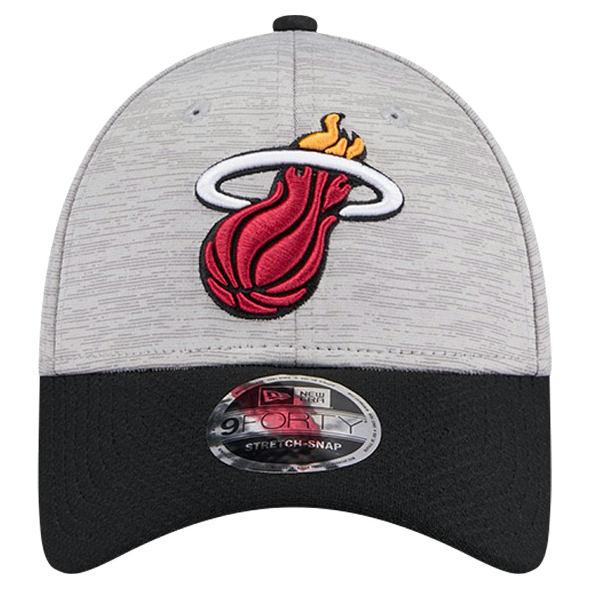 Miami Heat Active Digi-Tech Two-Tone 9FORTY Adjustable Hat Heather Gray/Black | New Era US
