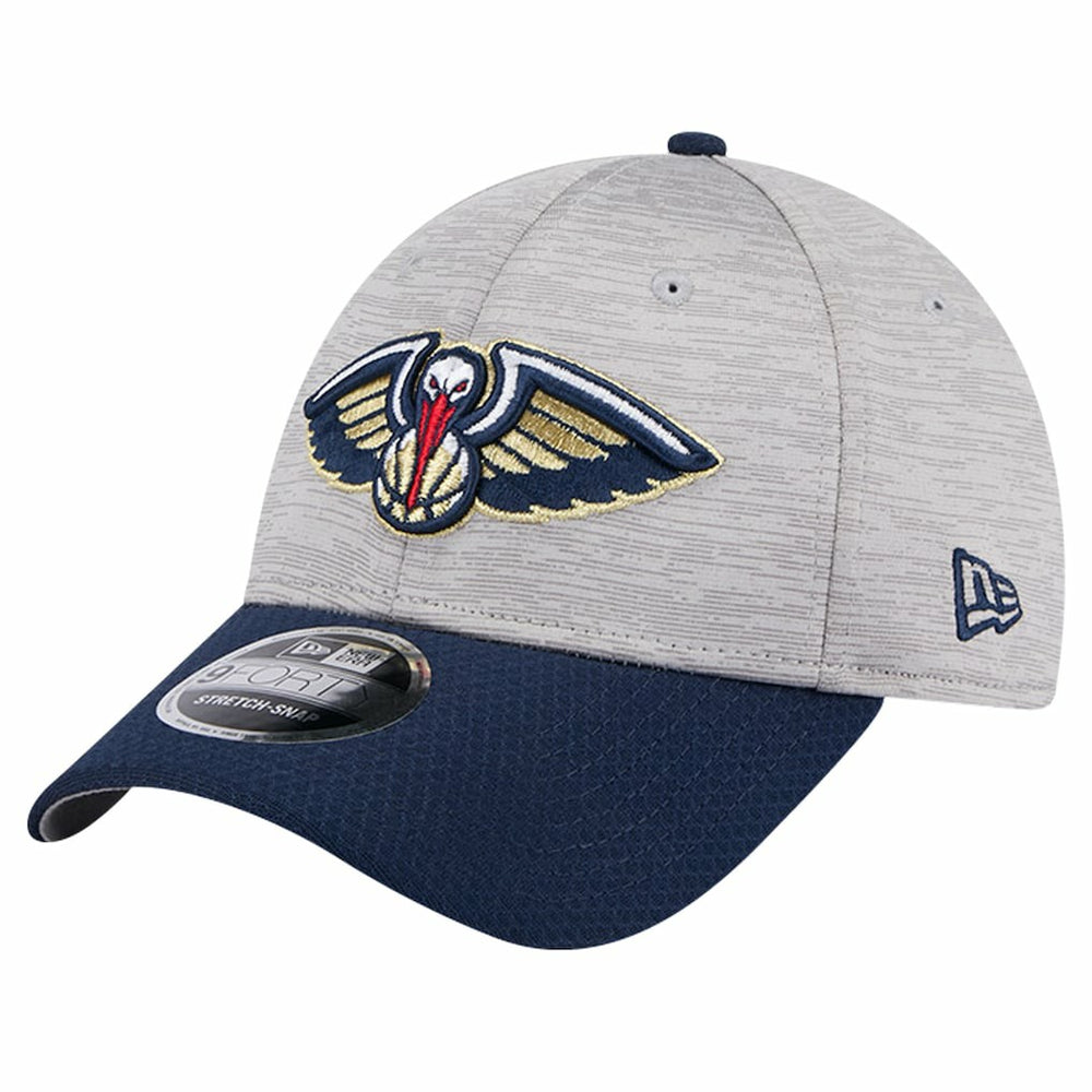 New Orleans Pelicans Active Digi-Tech Two-Tone 9FORTY Adjustable Hat Heather Gray/Navy | New Era discount
