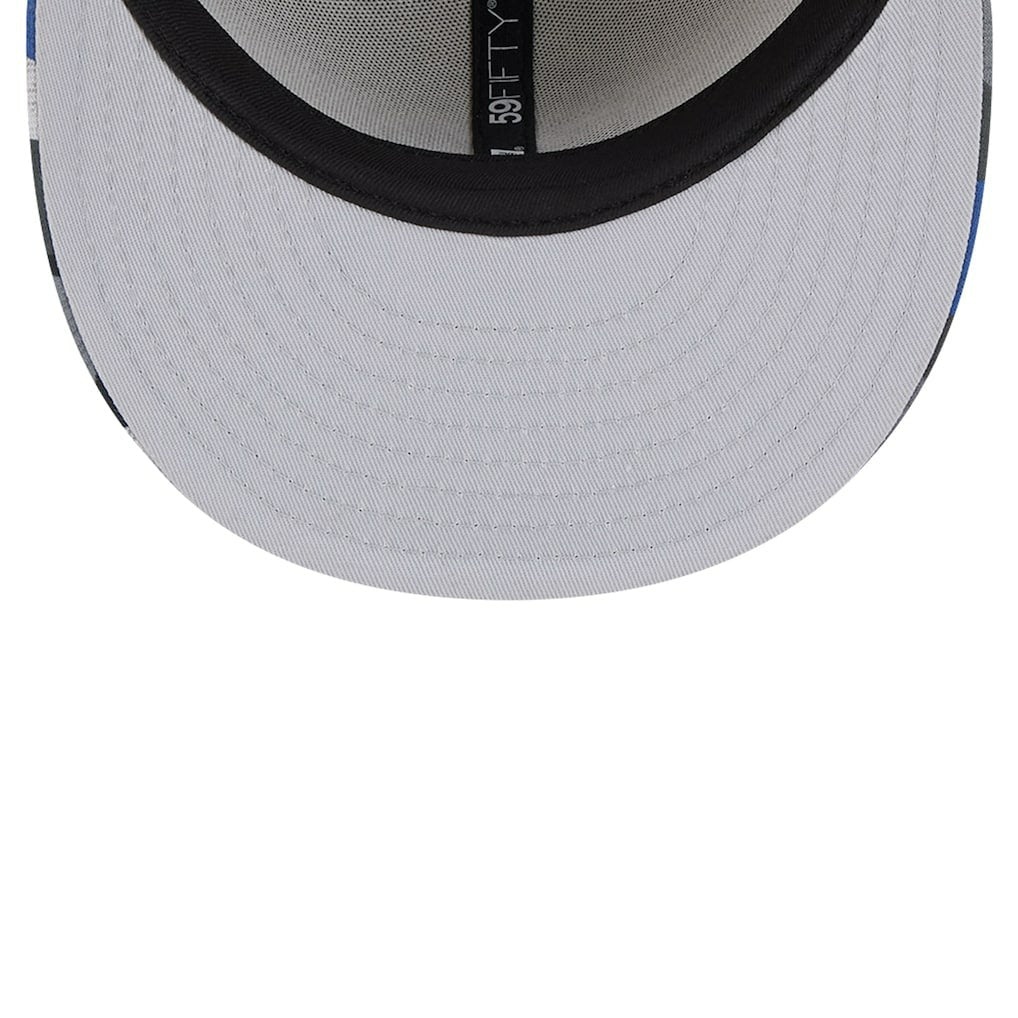 Philadelphia 76ers Active Color Camo Visor 59FIFTY Fitted Hat Gray | New Era