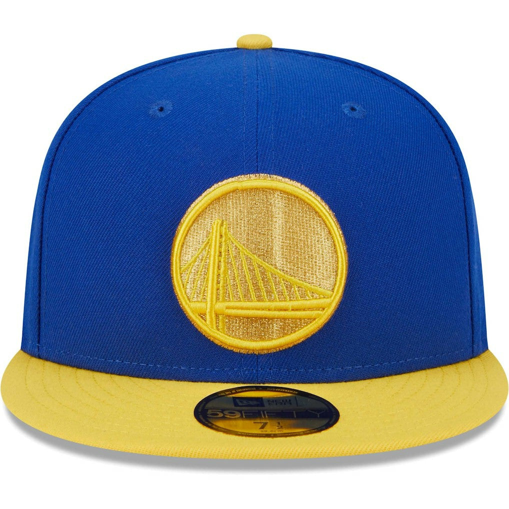 Golden State Warriors Gameday Gold Pop Stars 59FIFTY Fitted Hat for sale Royal/Gold | New Era Near Me