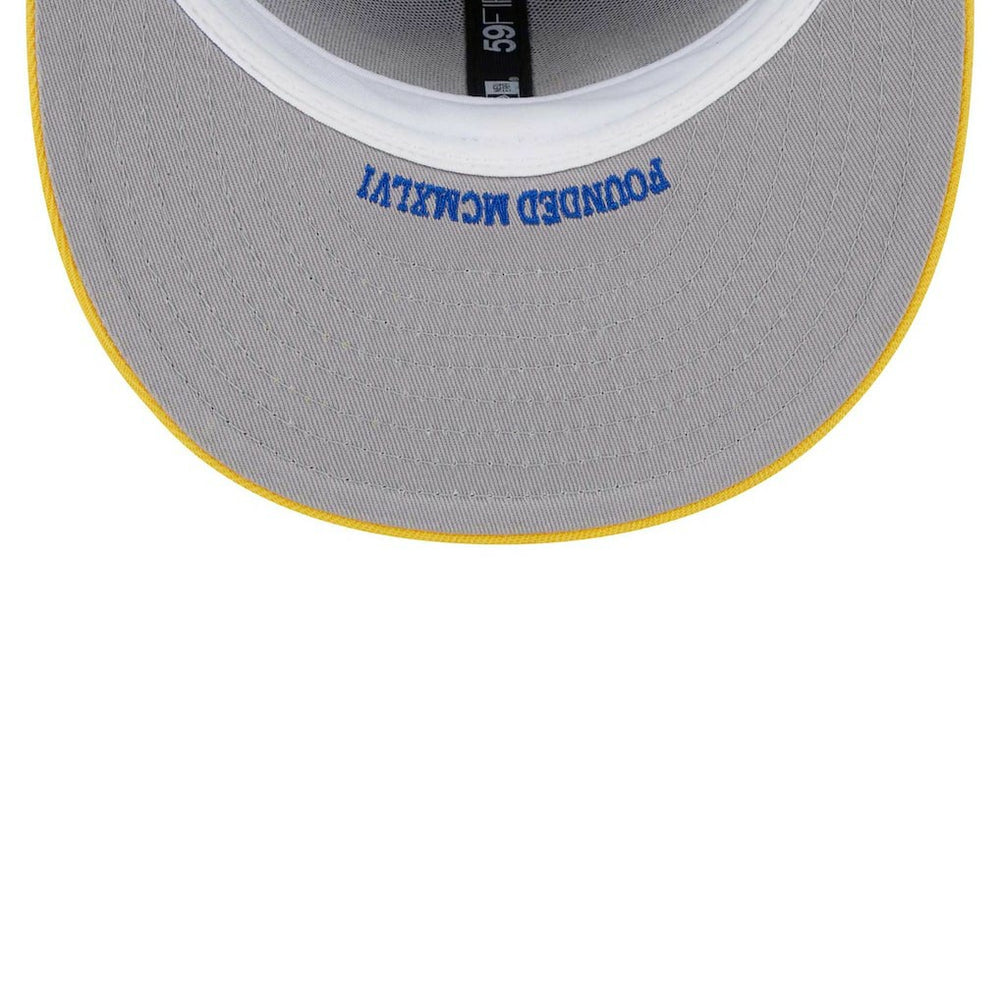 Golden State Warriors Gameday Gold Pop Stars 59FIFTY Fitted Hat for sale Royal/Gold | New Era Near Me