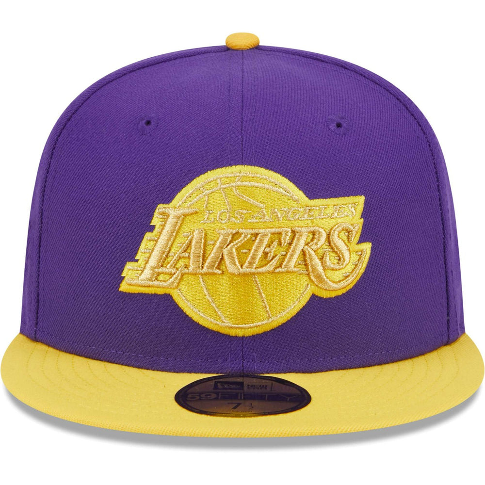 Los Angeles Lakers Gameday Gold Pop Stars 59FIFTY Fitted Hat Purple/Gold | New Era