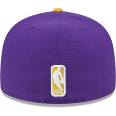 Los Angeles Lakers Gameday Gold Pop Stars 59FIFTY Fitted Hat Purple/Gold | New Era