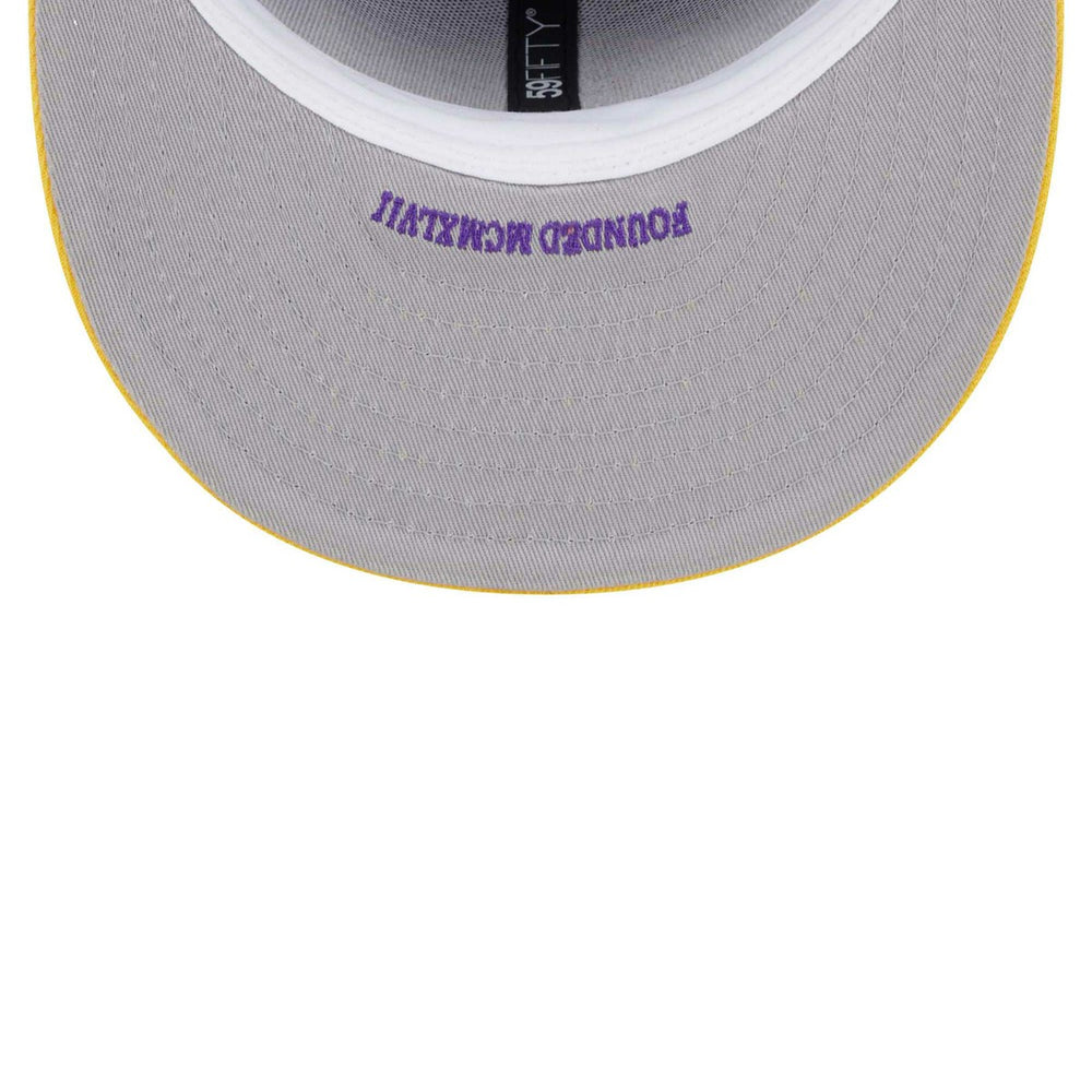 Los Angeles Lakers Gameday Gold Pop Stars 59FIFTY Fitted Hat Purple/Gold | New Era