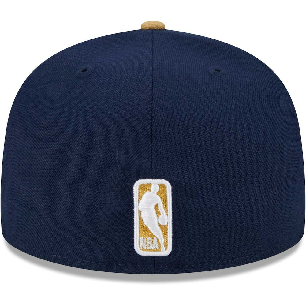 New Orleans Pelicans Gameday Gold Pop Stars 59FIFTY Fitted Hat Navy/Gold | New Era Lifestyle