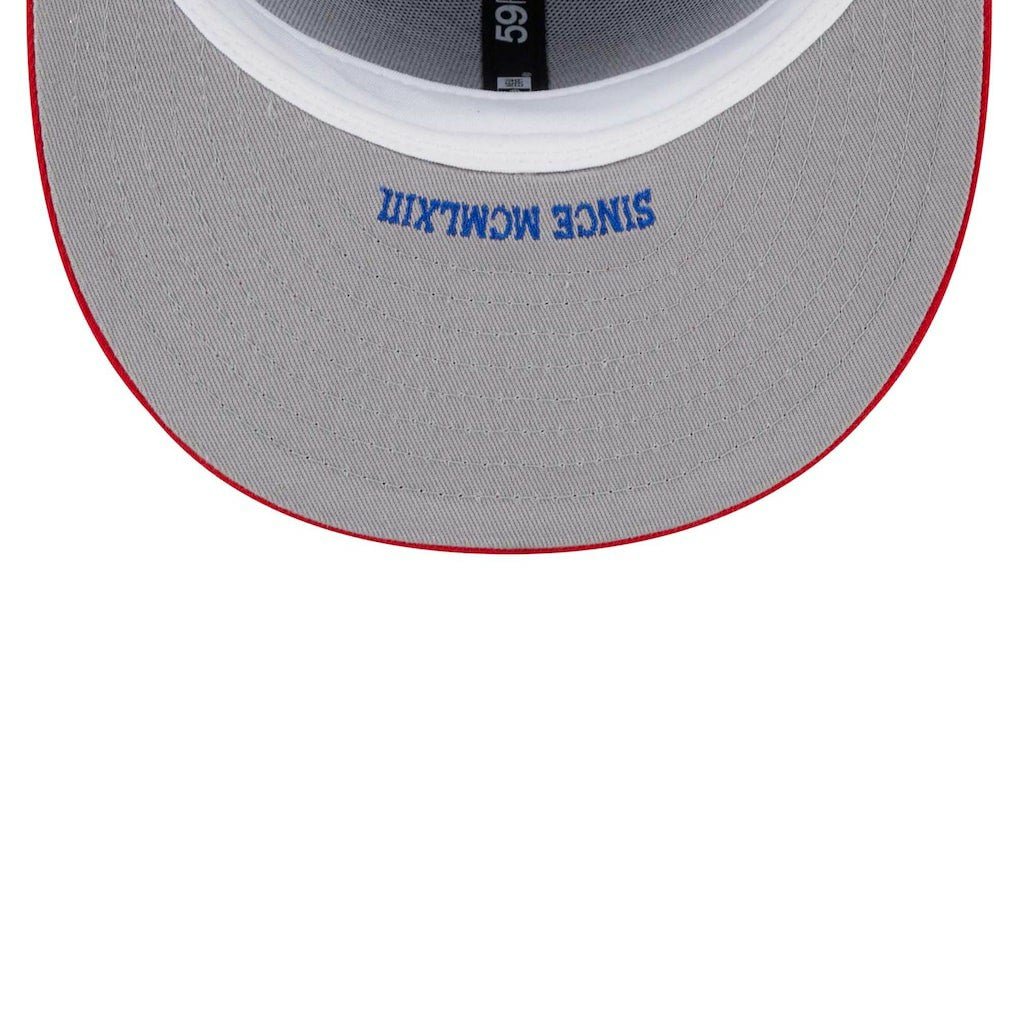 Philadelphia 76ers Gameday Gold Pop Stars 59FIFTY Fitted Hat Royal/Red | New Era Near Me