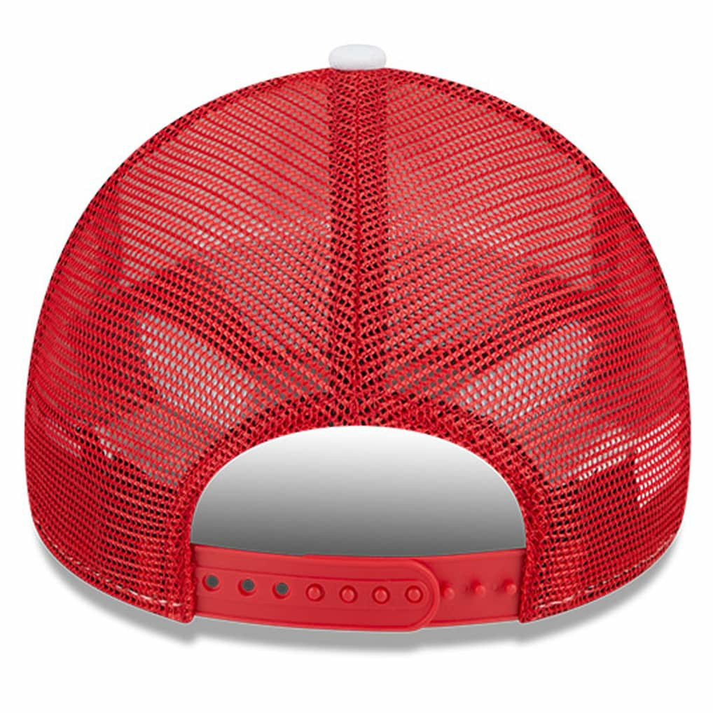 Atlanta Hawks Court Sport Foam A-Frame 9FORTY Adjustable Trucker Hat White/Red | New Era US