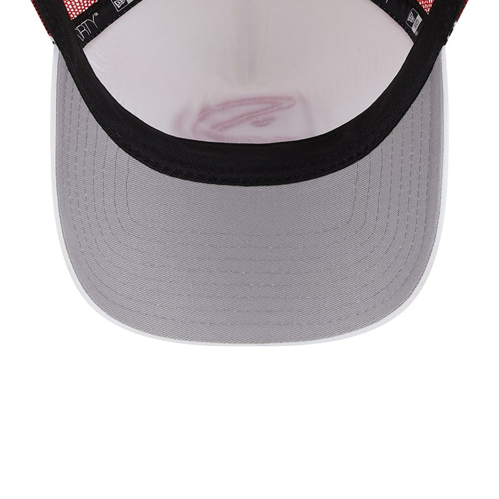 Atlanta Hawks Court Sport Foam A-Frame 9FORTY Adjustable Trucker Hat White/Red | New Era US