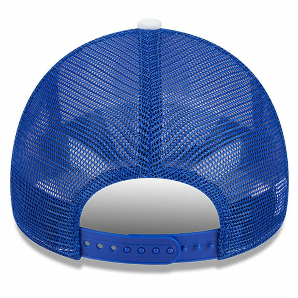 Golden State Warriors Court Sport Foam A-Frame 9FORTY Adjustable Trucker Hat for sale White/Royal | New Era online
