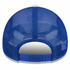 Philadelphia 76ers Court Sport Foam A-Frame 9FORTY Adjustable Trucker Hat White/Royal | New Era discount