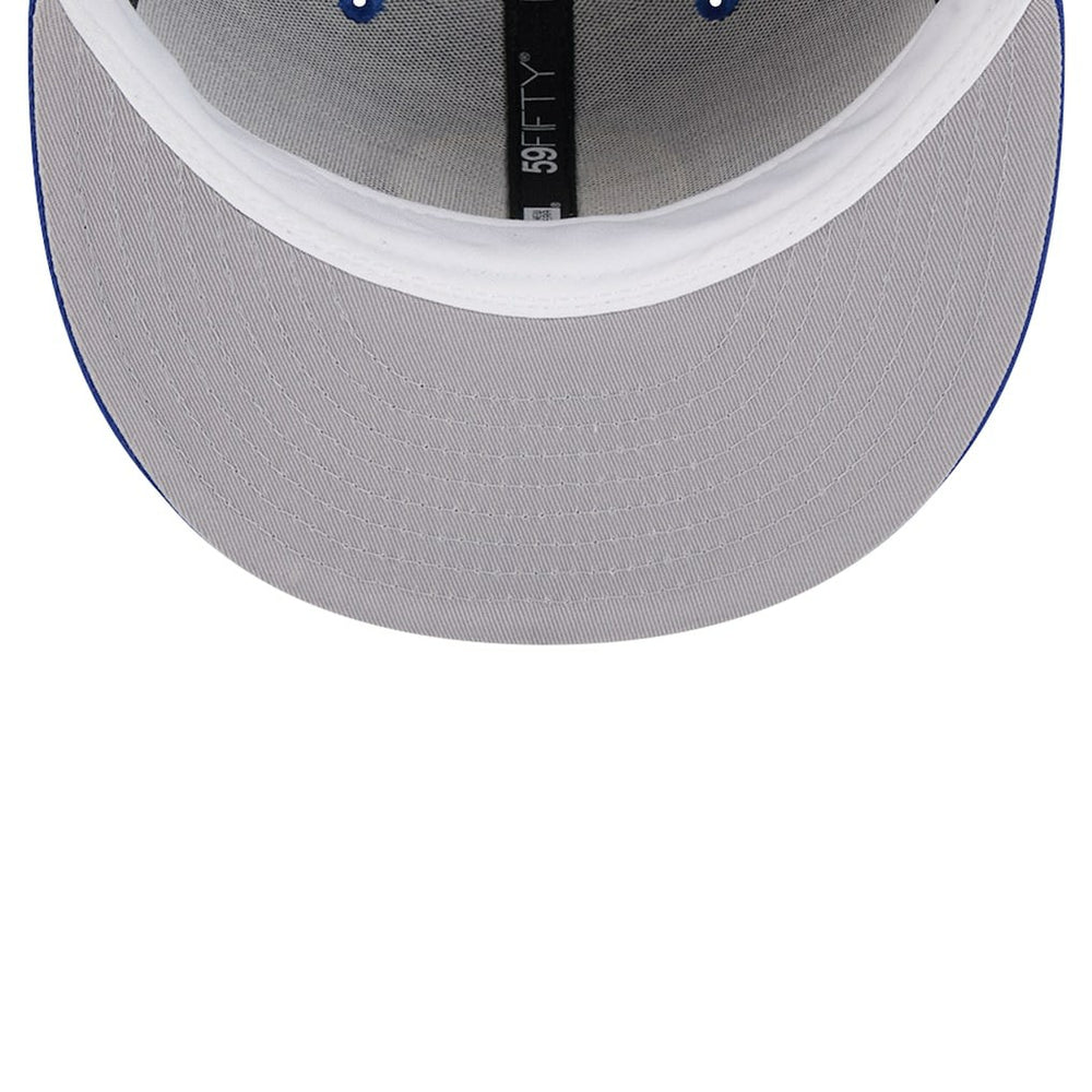 Golden State Warriors Court Sport Leather Applique 59FIFTY Fitted Hat for sale Royal | New Era US