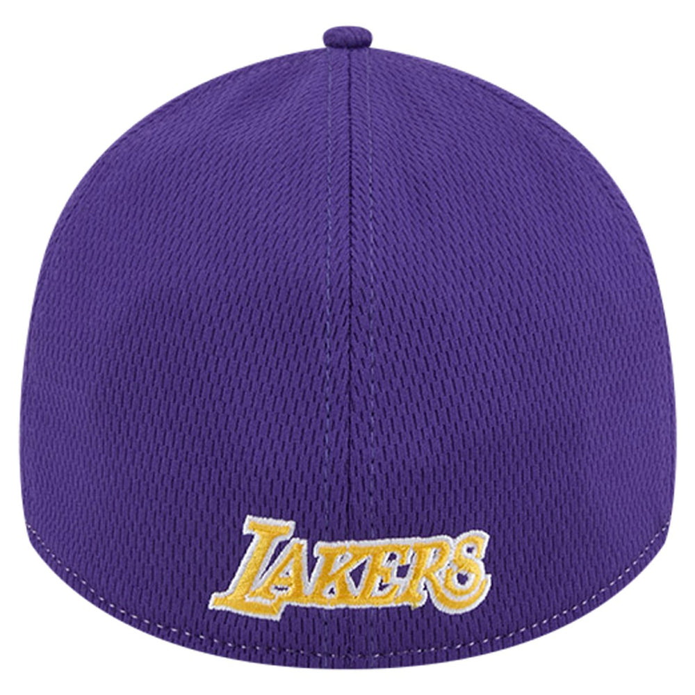 Los Angeles Lakers Two-Tone 39THIRTY Flex Hat Heather Gray/Purple | New Era US
