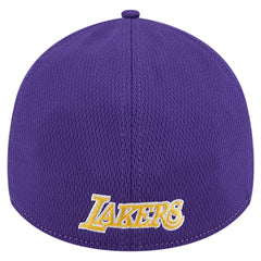 Los Angeles Lakers Two-Tone 39THIRTY Flex Hat Heather Gray/Purple | New Era US