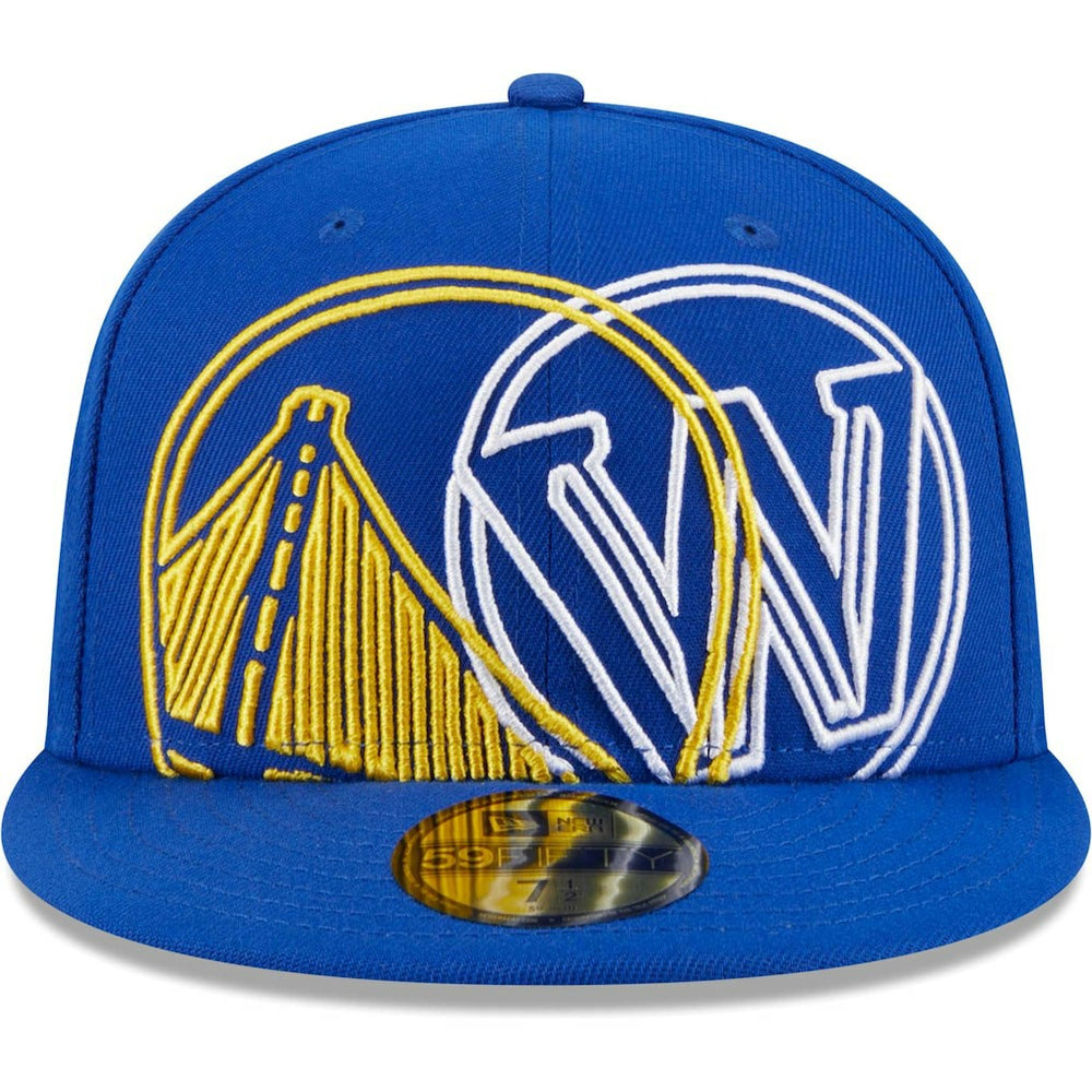 Golden State Warriors Game Day Hollow Logo Mashup 59FIFTY Fitted Hat for sale Royal | New Era Lifestyle