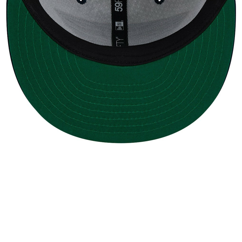 New Orleans Pelicans Throwback 2Tone 59FIFTY Fitted Hat White/Navy | New Era for sale