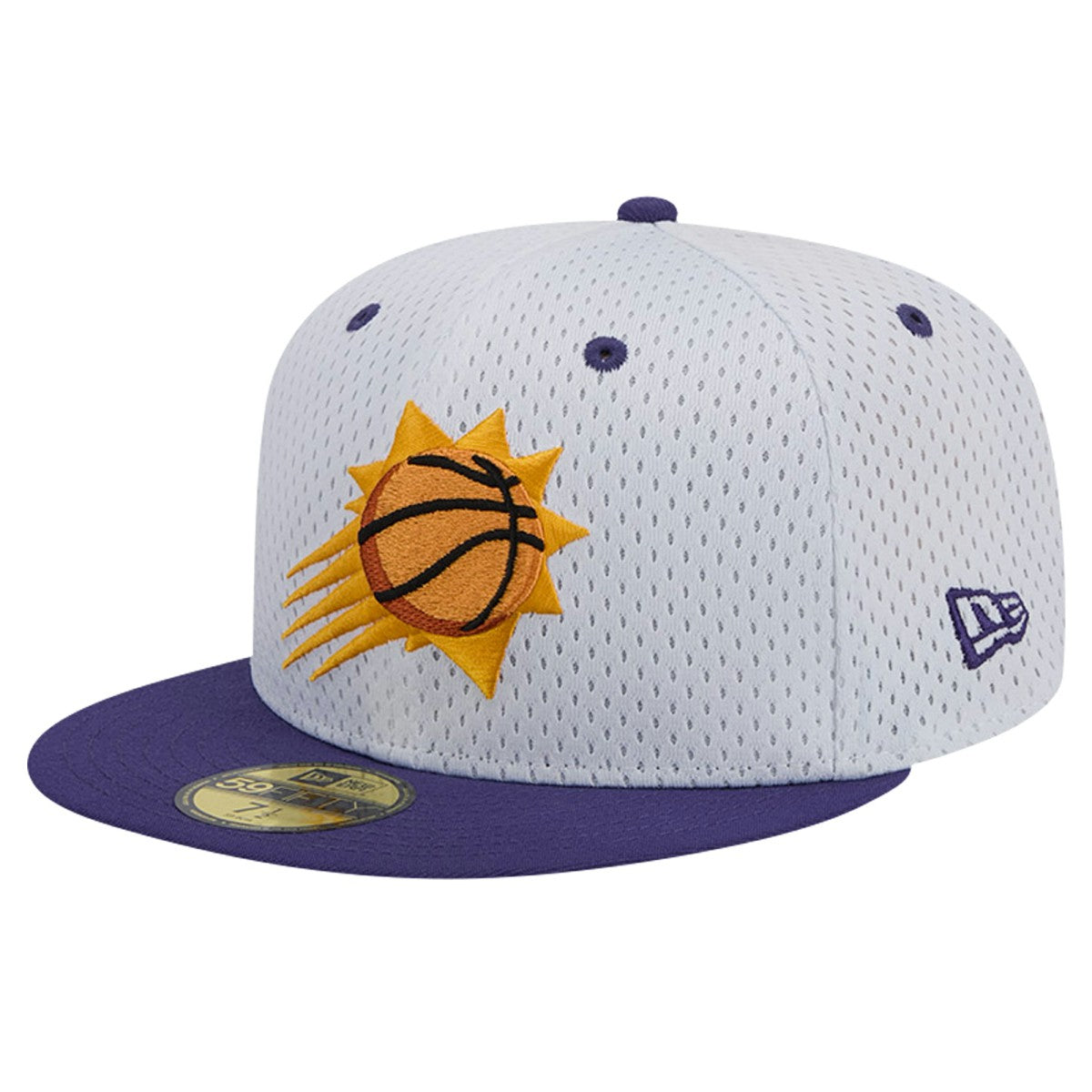 Phoenix Suns Throwback 2Tone 59FIFTY Fitted Hat White/Purple | New Era US