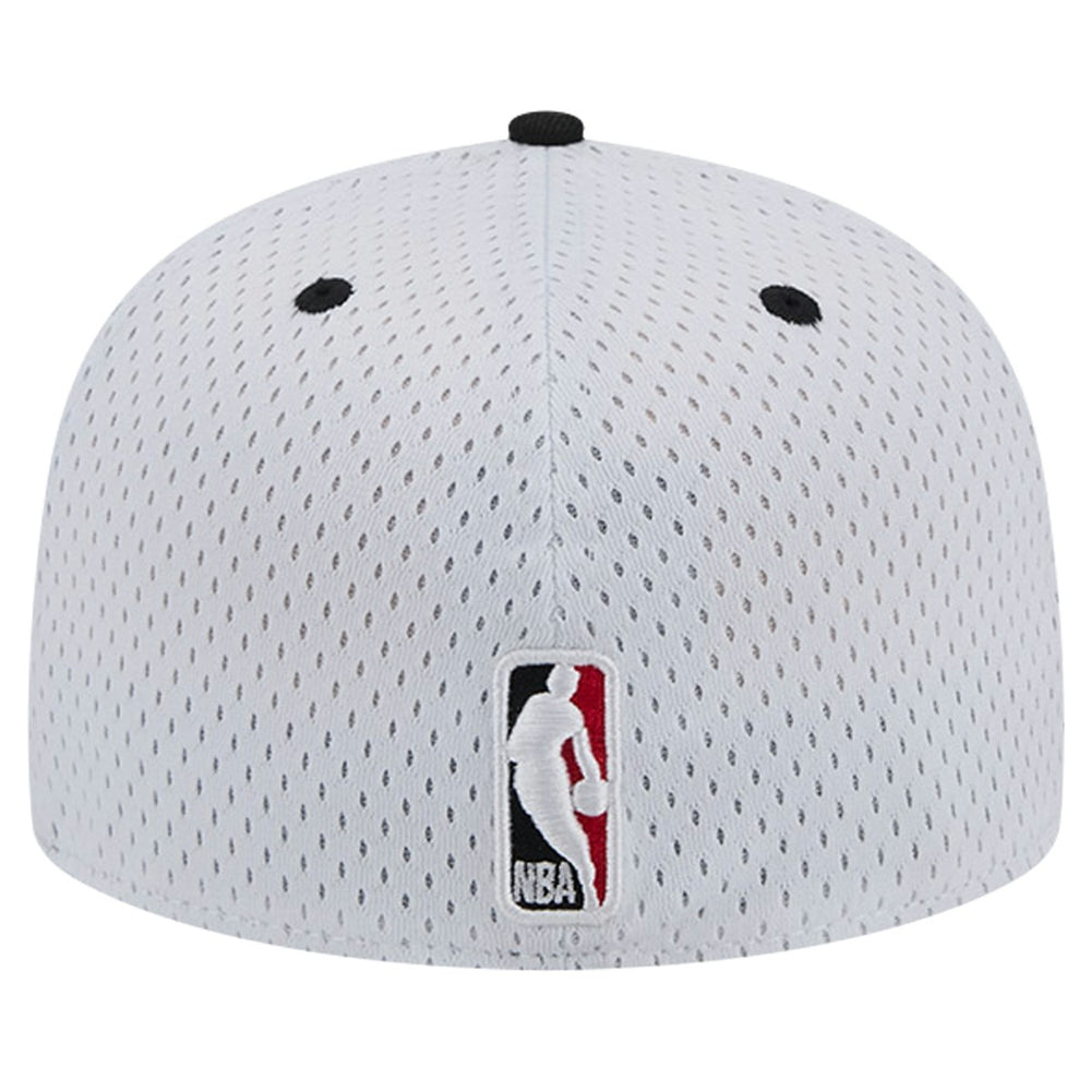 Portland Trail Blazers Throwback 2Tone 59FIFTY Fitted Hat White/Black | New Era outlet