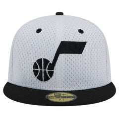 Utah Jazz Throwback 2Tone 59FIFTY Fitted Hat White/Black | New Era online