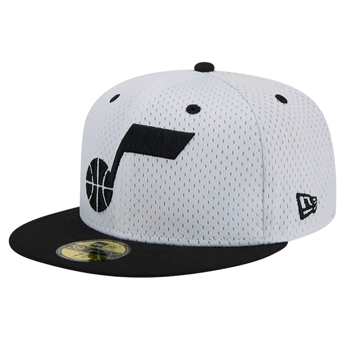 Utah Jazz Throwback 2Tone 59FIFTY Fitted Hat White/Black | New Era online