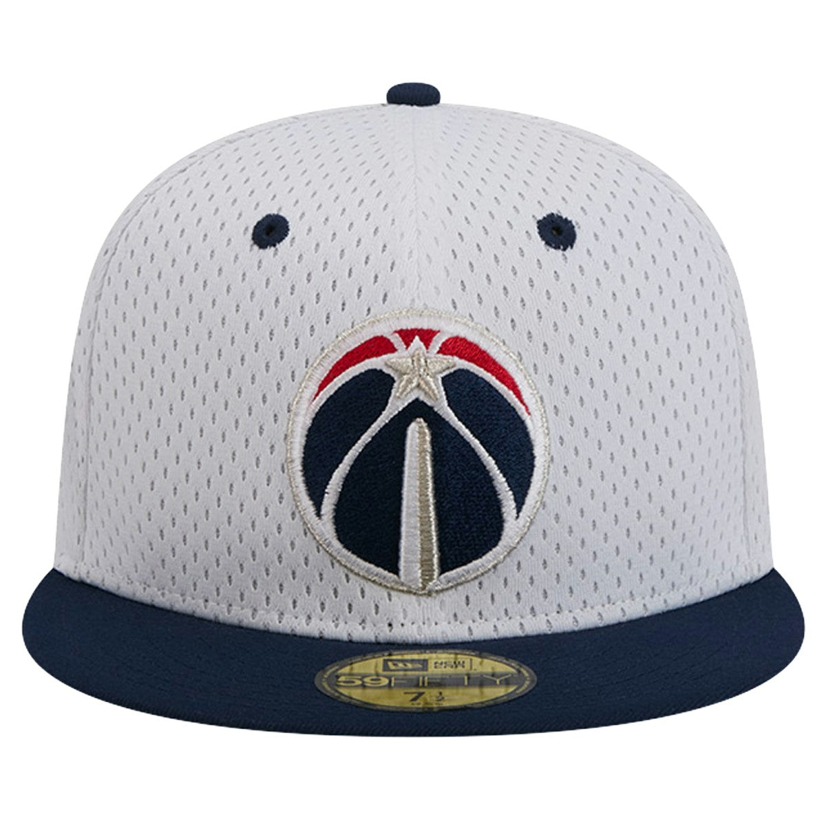 Washington Wizards Throwback 2Tone 59FIFTY Fitted Hat White/Navy | New Era US