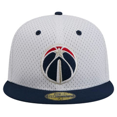 Washington Wizards Throwback 2Tone 59FIFTY Fitted Hat White/Navy | New Era US