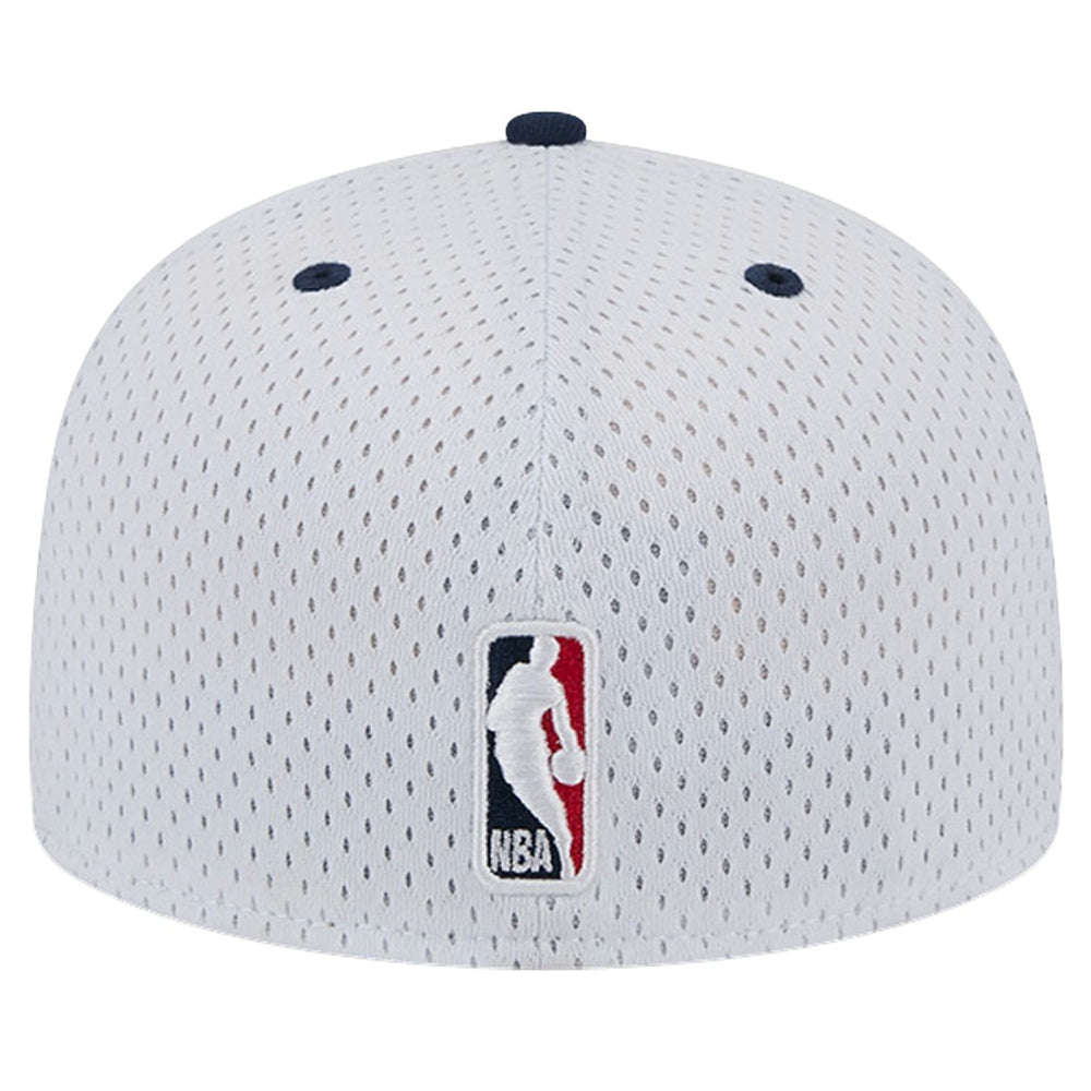 Washington Wizards Throwback 2Tone 59FIFTY Fitted Hat White/Navy | New Era US