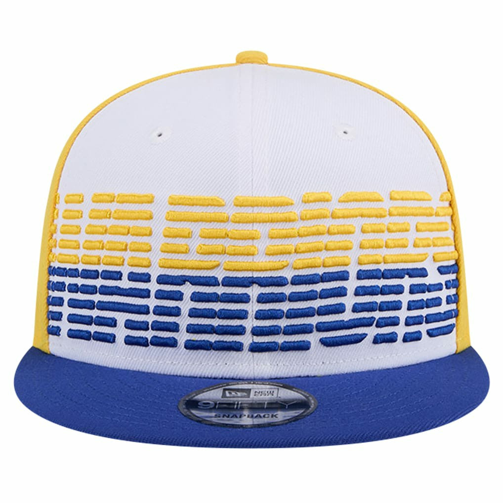 Golden State Warriors Throwback Gradient Tech Font 9FIFTY Snapback Hat for sale White/Royal | New Era Near Me