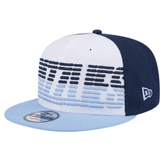 Memphis Grizzlies Throwback Gradient Tech Font 9FIFTY Snapback Hat White/Light Blue | New Era Lifestyle