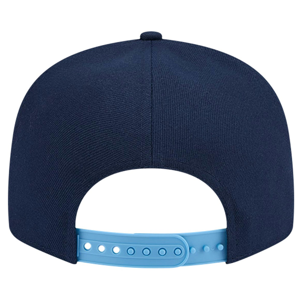Memphis Grizzlies Throwback Gradient Tech Font 9FIFTY Snapback Hat White/Light Blue | New Era Lifestyle
