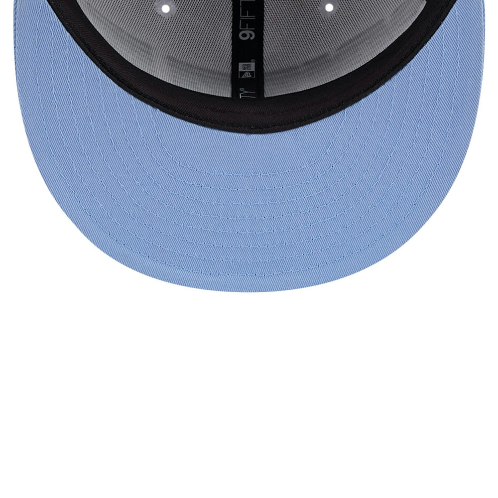 Memphis Grizzlies Throwback Gradient Tech Font 9FIFTY Snapback Hat White/Light Blue | New Era Lifestyle