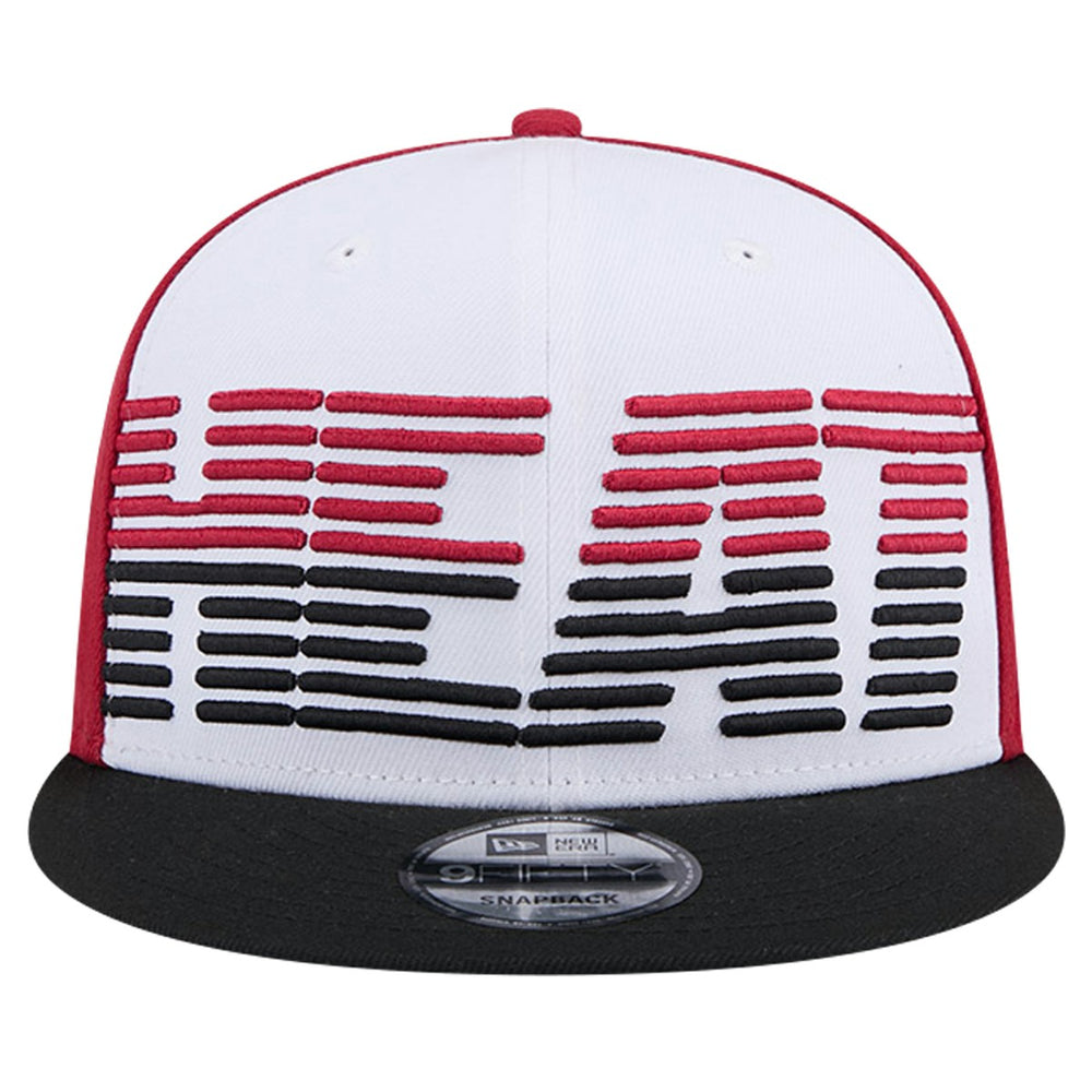 Miami Heat Throwback Gradient Tech Font 9FIFTY Snapback Hat White/Black | New Era online