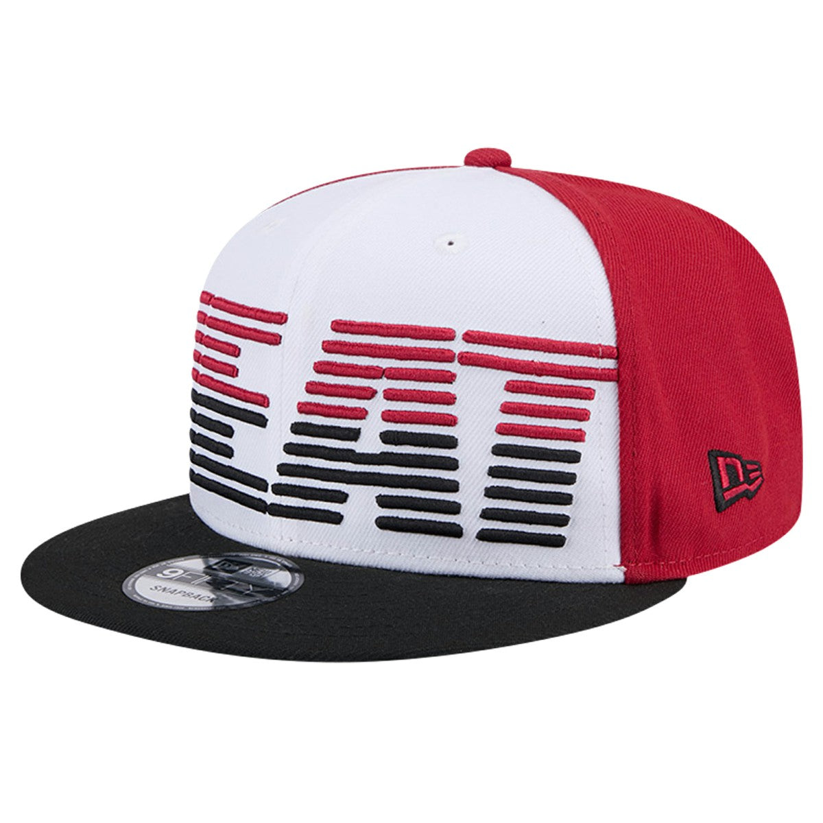 Miami Heat Throwback Gradient Tech Font 9FIFTY Snapback Hat White/Black | New Era online