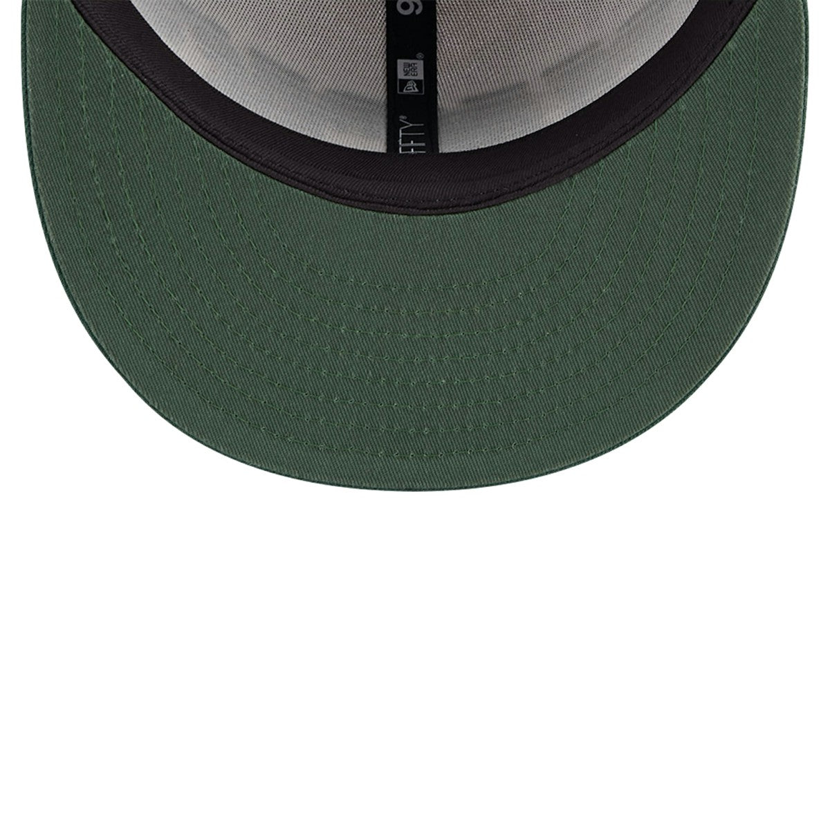 Milwaukee Bucks Throwback Gradient Tech Font 9FIFTY Snapback Hat White/Hunter Green | New Era