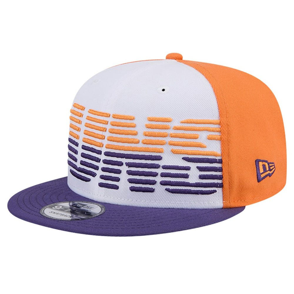 Phoenix Suns Throwback Gradient Tech Font 9FIFTY Snapback Hat White/Purple | New Era Lifestyle