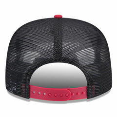 Miami Heat Throwback Team Arch Golfer Snapback Hat Black/Red | New Era