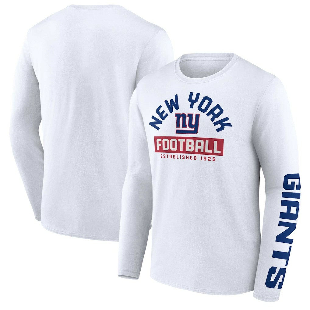 Fanatics New York Giants Long Sleeve T-Shirt White