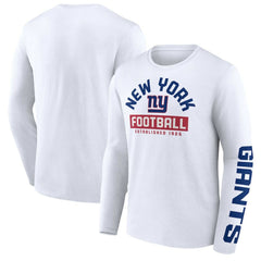 Fanatics New York Giants Long Sleeve T-Shirt White