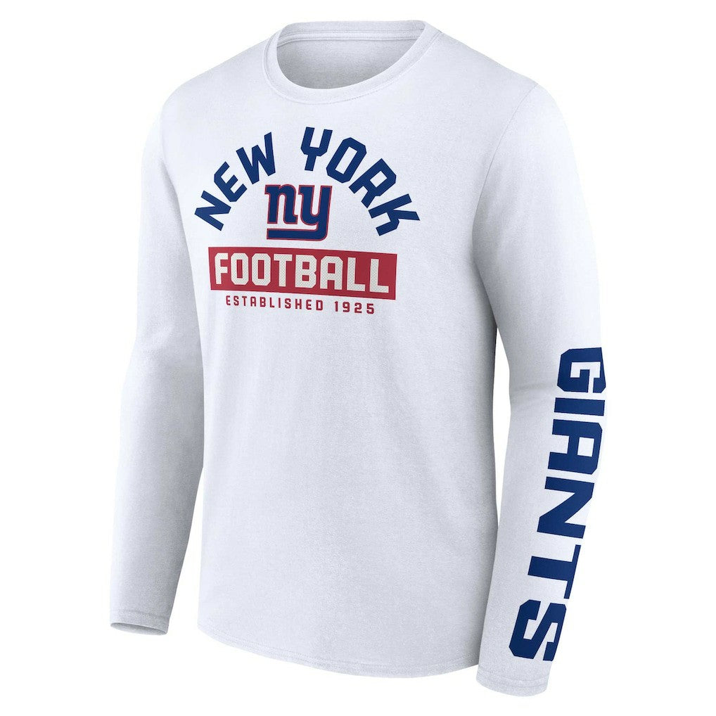 Fanatics New York Giants Long Sleeve T-Shirt White